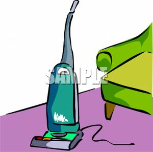 300x297 Art Image A Vacuum Cleaner Next To A Green Chair