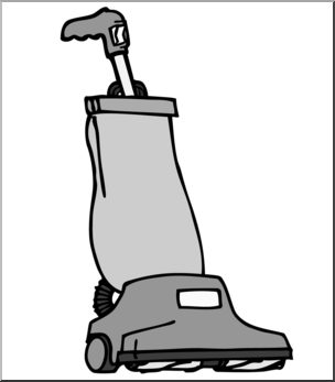 304x347 Clip Art Vacuum Cleaner Grayscale I Abcteach