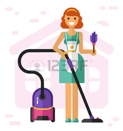 422x450 Housewife Cleaning Clipart, Explore Pictures
