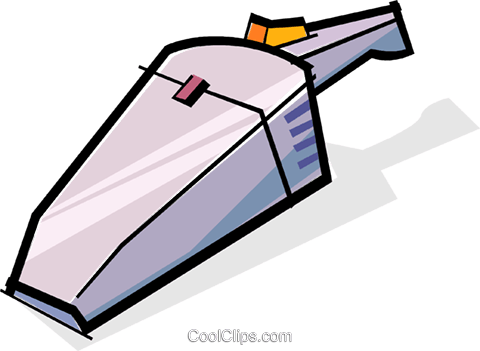 480x351 Hand Held Vacuum Royalty Free Vector Clip Art Illustration