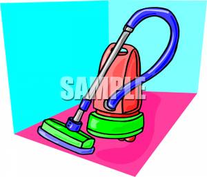 300x257 Art Image A Red And Green Vacuum Cleaner