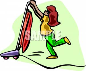 300x249 Little Girl Pushing A Vacuum Cleaner