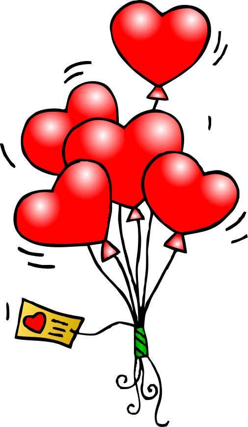 505x867 Heart Balloons T Free Images