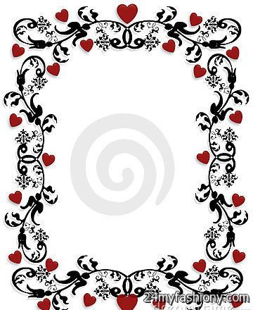 360x440 Valentines Day Clip Art Borders Images 2016 2017 B2b Fashion