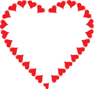 190x180 Clipart Heart Borders