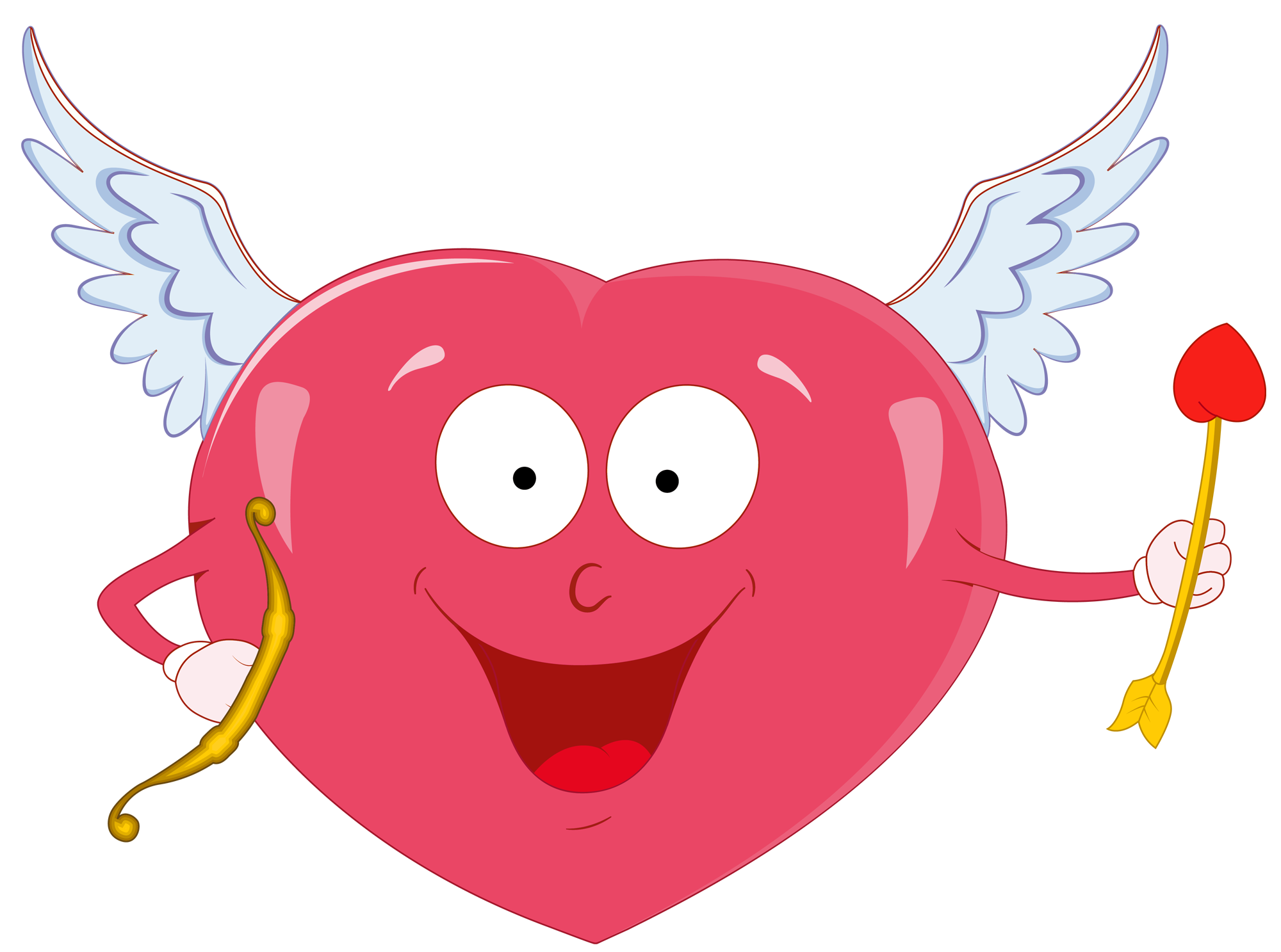 2000x1487 Valentine Heart With Cupid Bow Png Clipartu200b Gallery Yopriceville