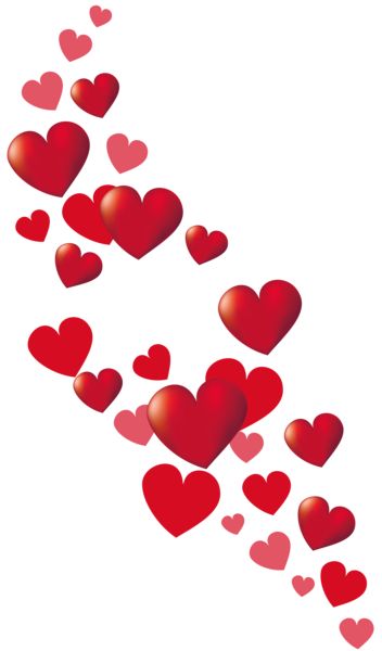 352x600 Capricious Valentine Hearts Clip Art Heart Clipart Free Love