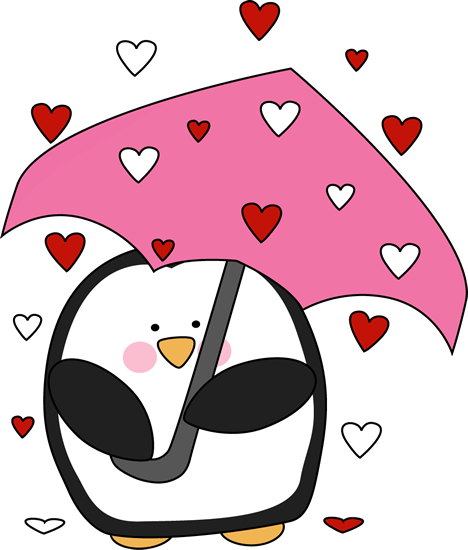 468x550 Raining Valentine's Day Hearts Clip Art
