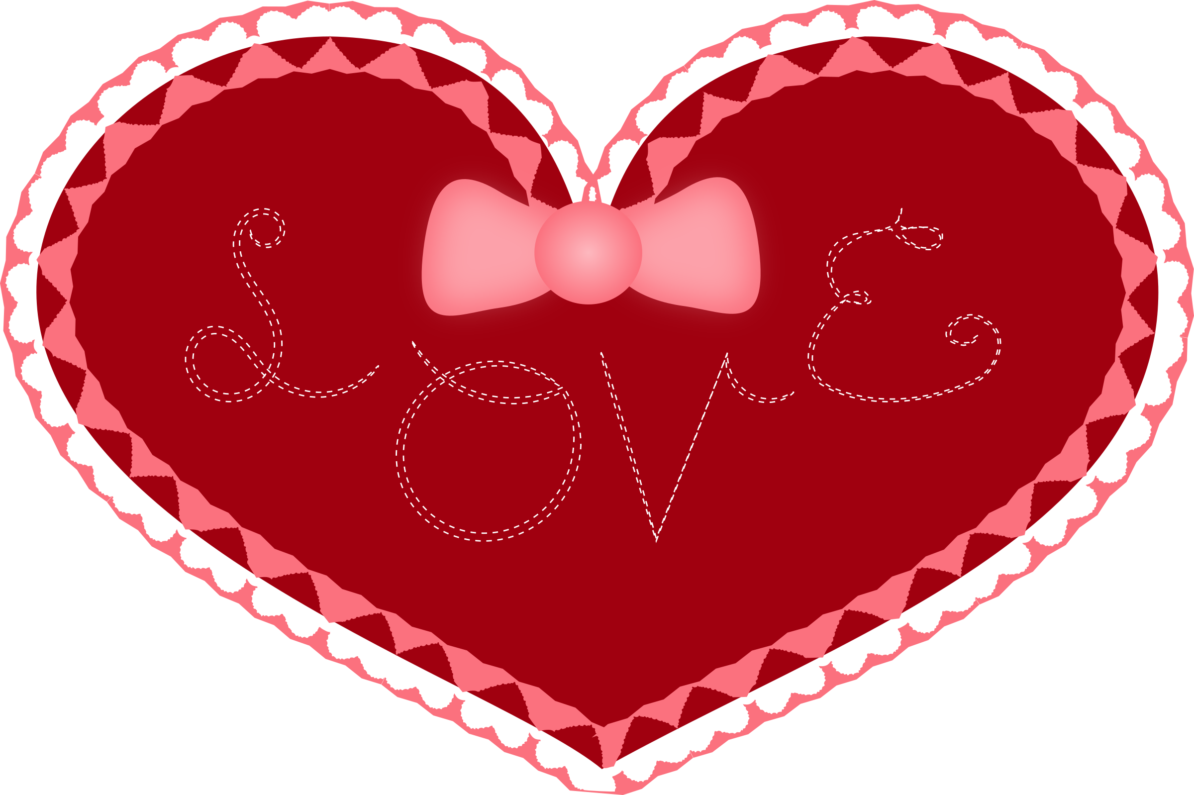2400x1598 Valentine's Day Clipart Big Heart