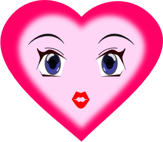 326x285 Free Heart Faces Clipart, 1 Page Of Public Domain Clip Art