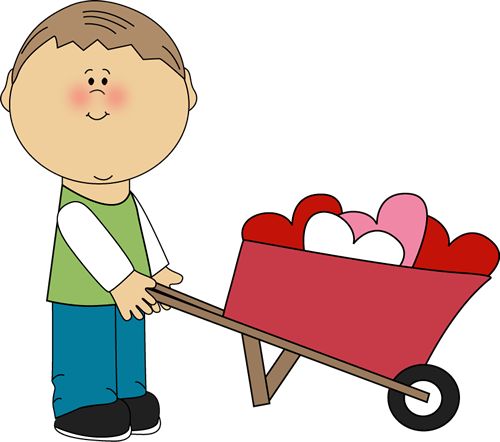 500x442 Boy Valentine Soccer Clipart