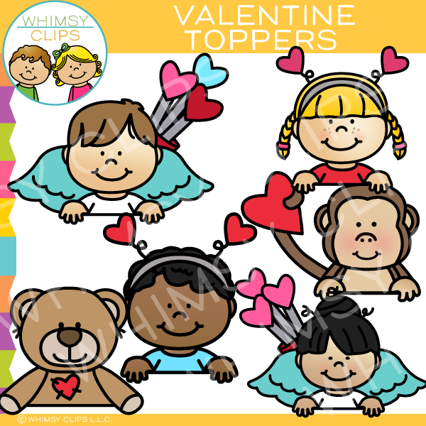 600x600 Valentine's Day Toppers Clip Art , Images Amp Illustrations Whimsy