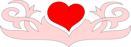 500x182 Free Valentine Card Clipart, 1 Page Of Public Domain Clip Art