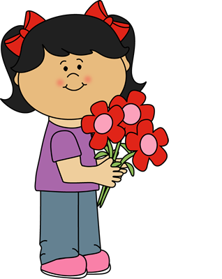 318x400 Valentine's Day Flowers Clip Art Cliparts