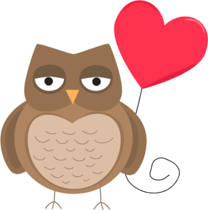 300x304 Valentine Owl Clip Art 101 Clip Art