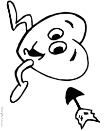 220x269 Preschool Valentine's Day Coloring Pages