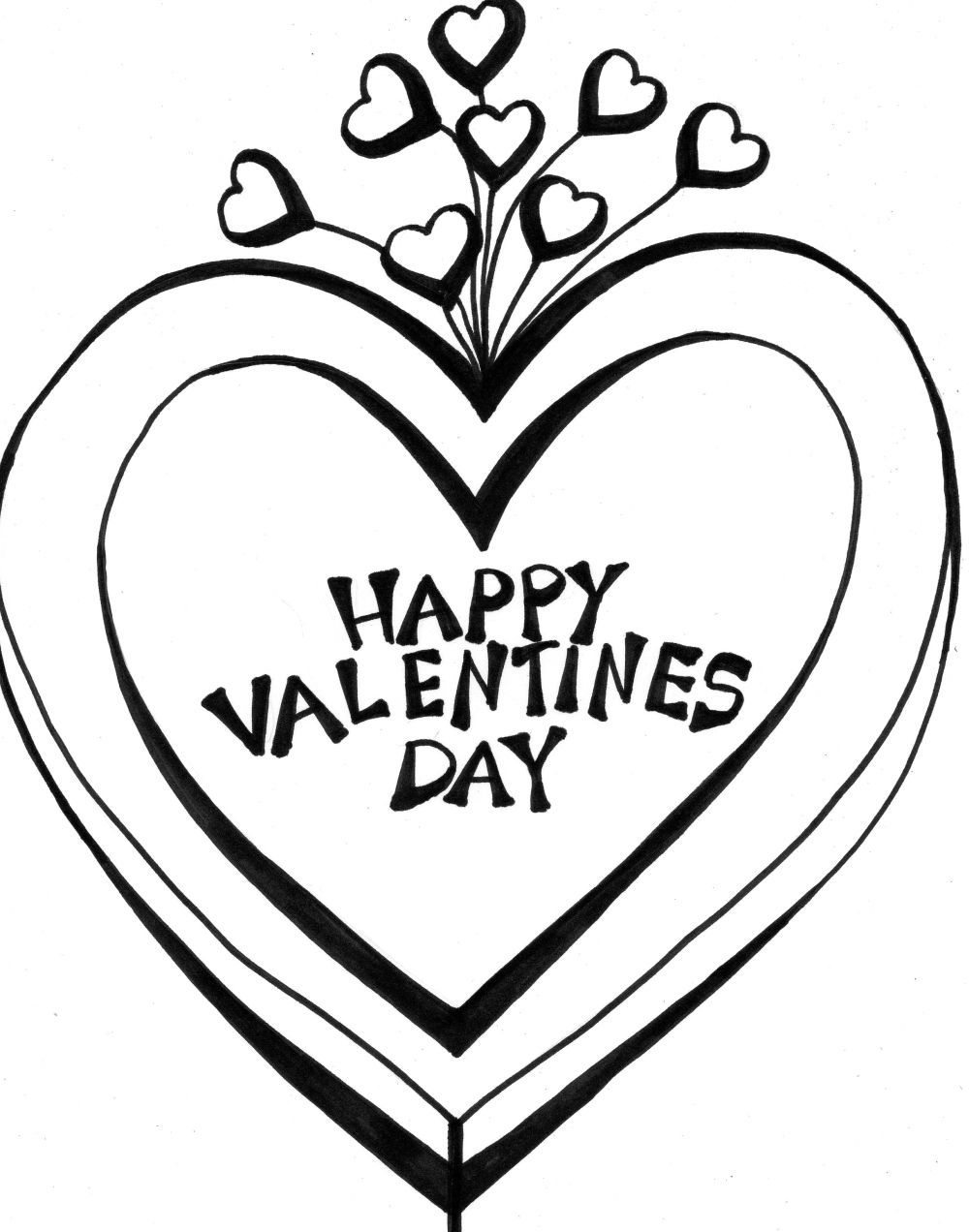 1000x1272 Valentine Coloring Page Heart Valentine Coloring Pages
