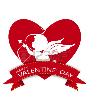 360x450 Line Of Rose And Cupid Vector Card Designs For Valentine Day