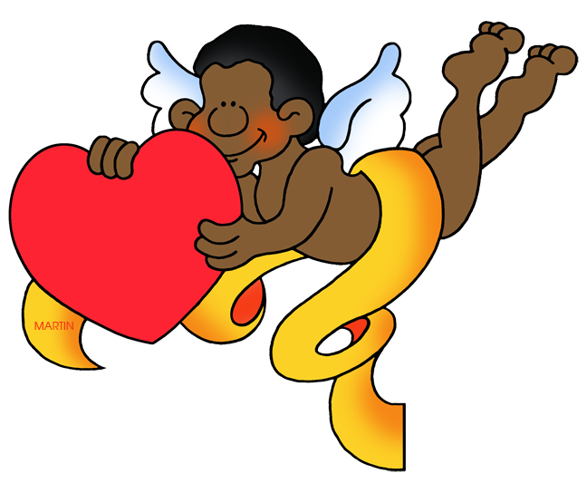 648x533 Valentine Clip Art By Phillip Martin, Cupid