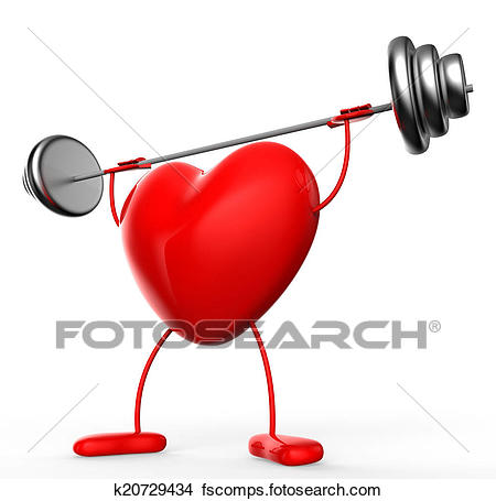 450x455 Drawings Of Fitness Weights Means Valentine Day And Athletic
