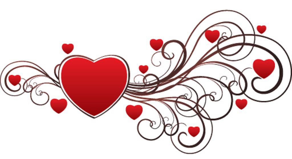 1024x560 Valentine's Day Clipart Sweet Heart