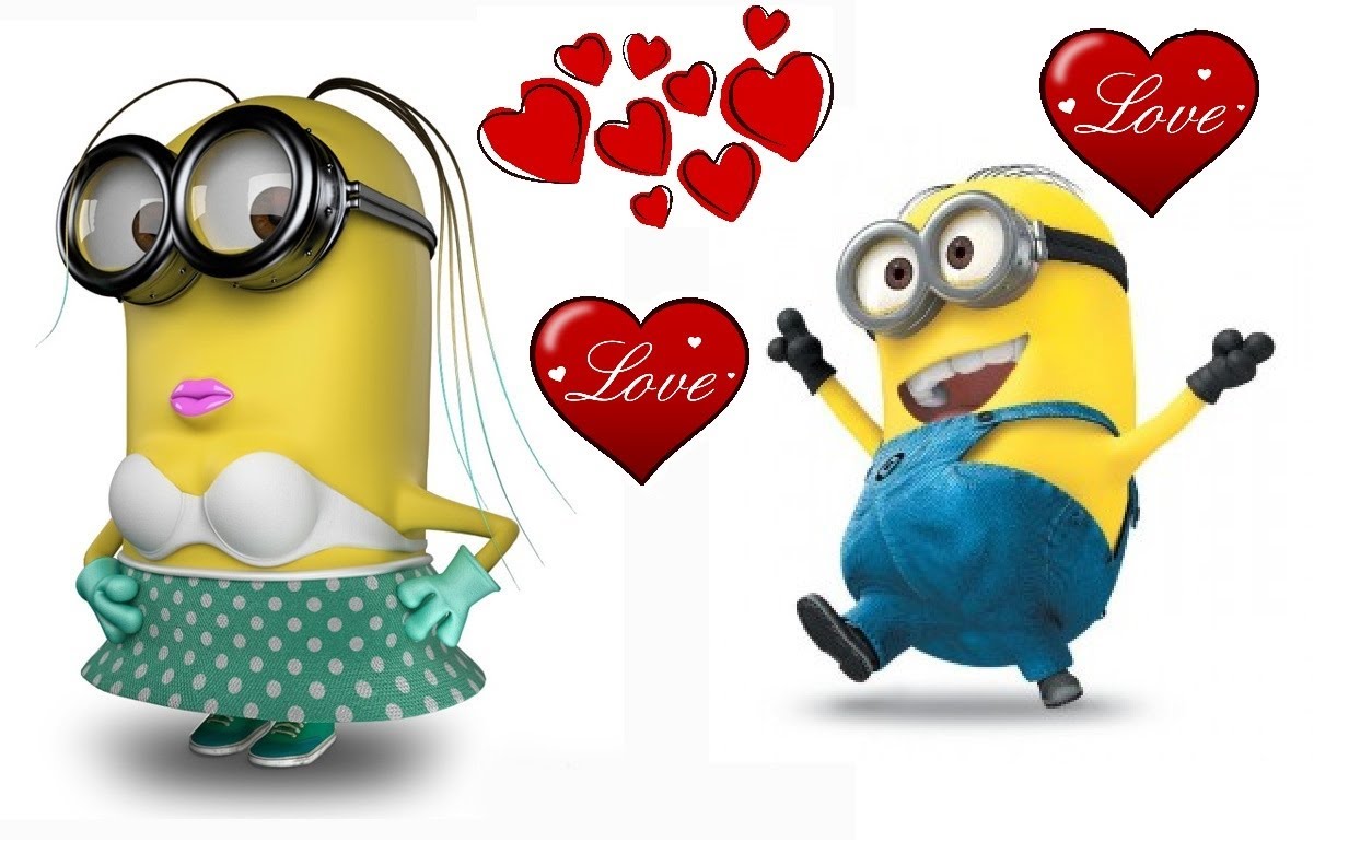 1254x770 Happy Valentine's Day Minions!!!!