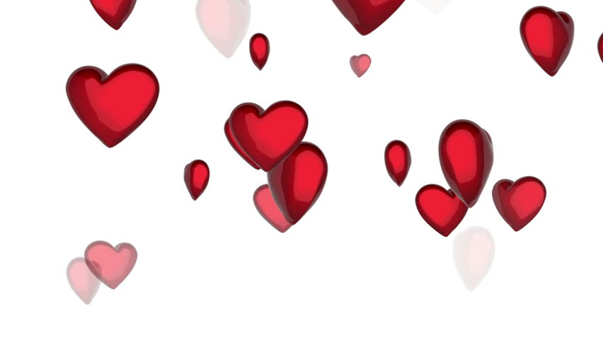852x480 Hearts Hd Loop Valentines Day Motion Background Video In 720p