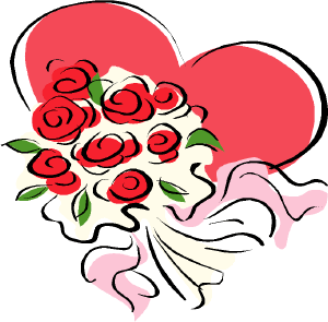 300x295 Rose Clipart Valentine's Day