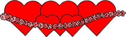 424x124 Valentine Clip Art Free Printable