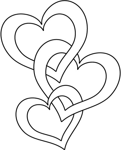 500x620 Valentines Day Hearts Coloring Pages Team Colors 1000 Images About