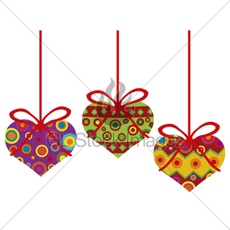 325x325 Colorful Hearts Forming Big Valentines Day Heart Gl Stock Images