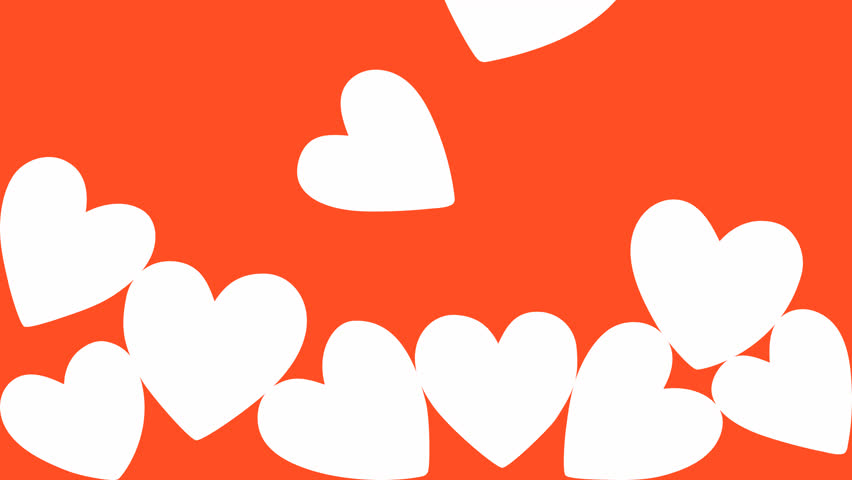 852x480 Happy Valentines Day. Heart Opening With A Letter Video Animation