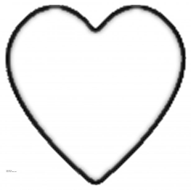 615x610 Holiday Valentines Day Coloring Pictures Heart Pictures To Color