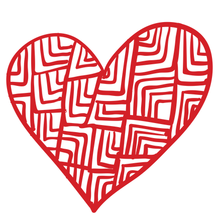 432x444 The Salsa Creative Studio Vector Hearts