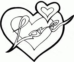 245x205 Valentines Day Hearts Coloring Pages Free Template
