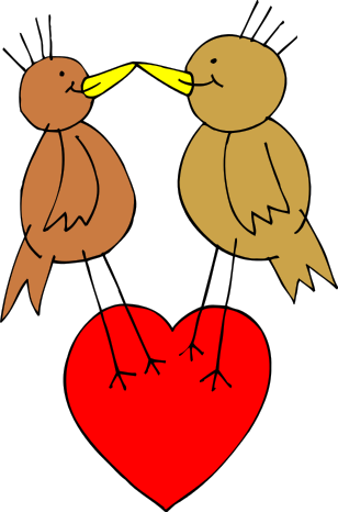 308x466 Free Valentine Hearts Clipart