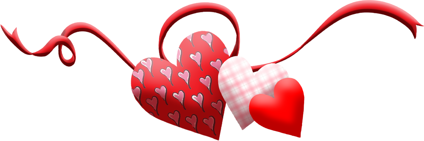 1350x450 Heart Clipart February