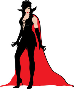 250x300 Sexy Vampire Clipart Image