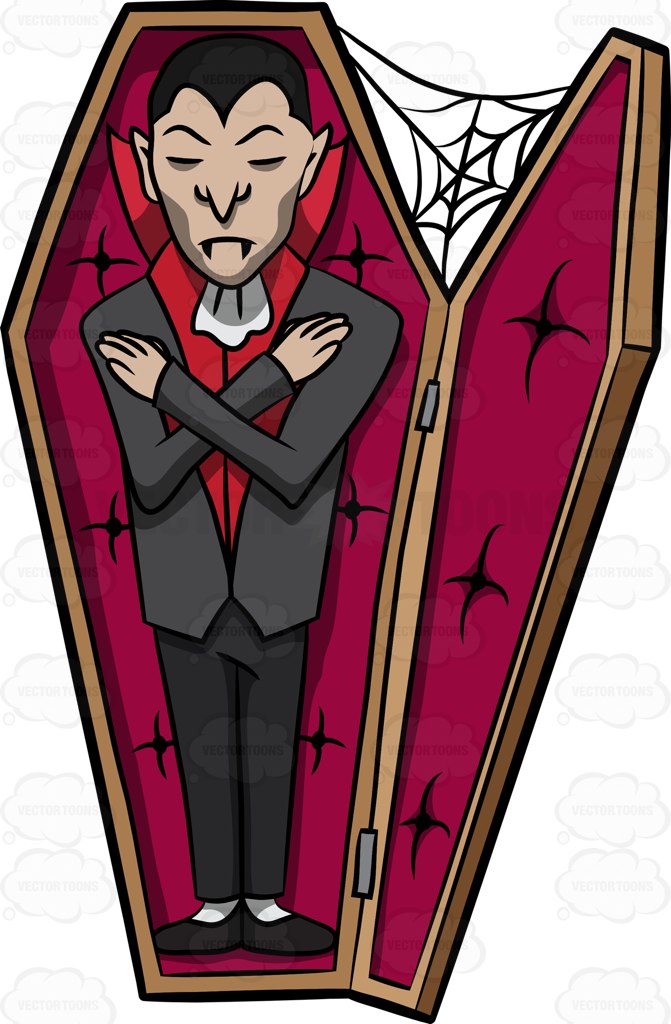 671x1024 Vampire Clipart Vampire Coffin