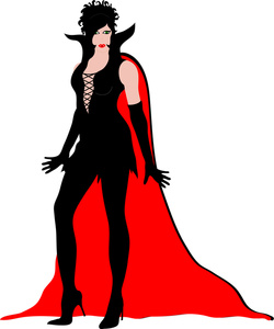 250x300 Vampire Clipart Image