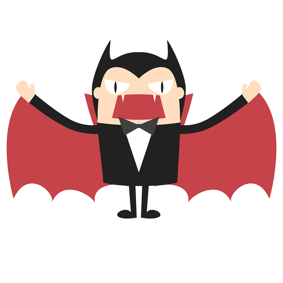 900x900 The Bookworm Educational Supplies Cartoon Vampire