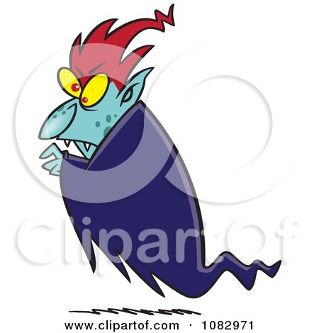 450x470 Clipart Of An Outlined Cartoon Halloween Baby Vampire