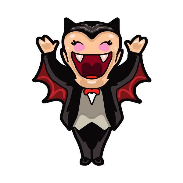 600x600 Vampire Clipart Happy