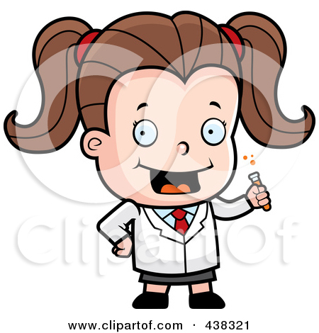 450x470 Girl Mad Scientist Clipart