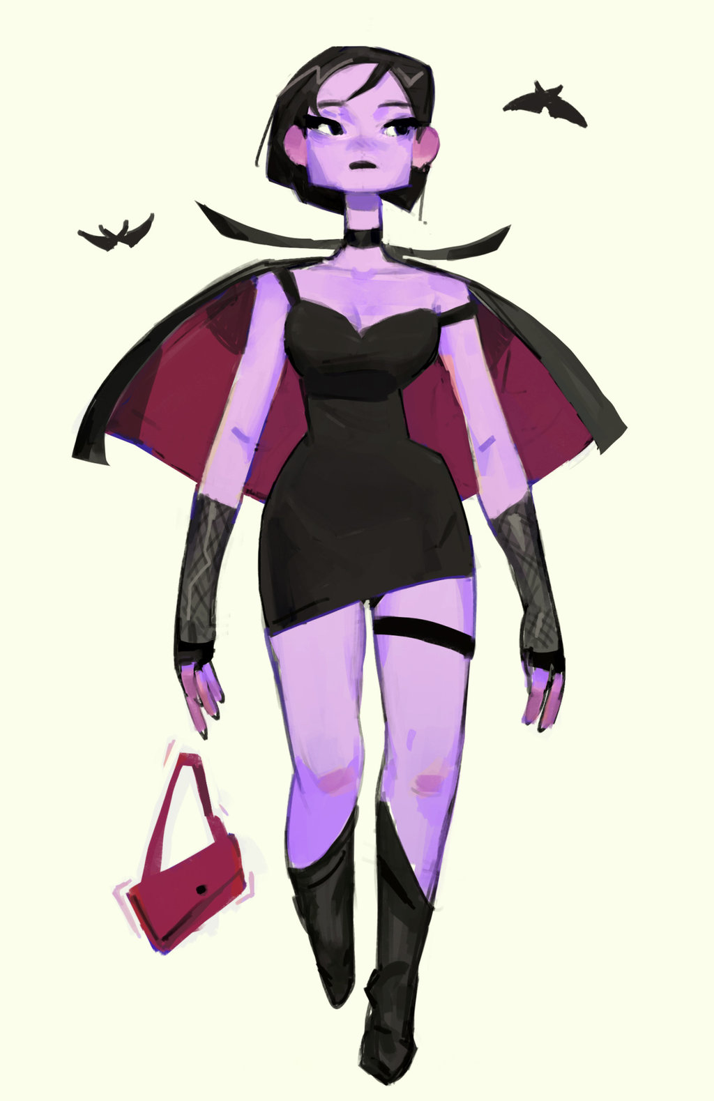 1024x1579 Teenage Vampire Girl By Samuelyounart