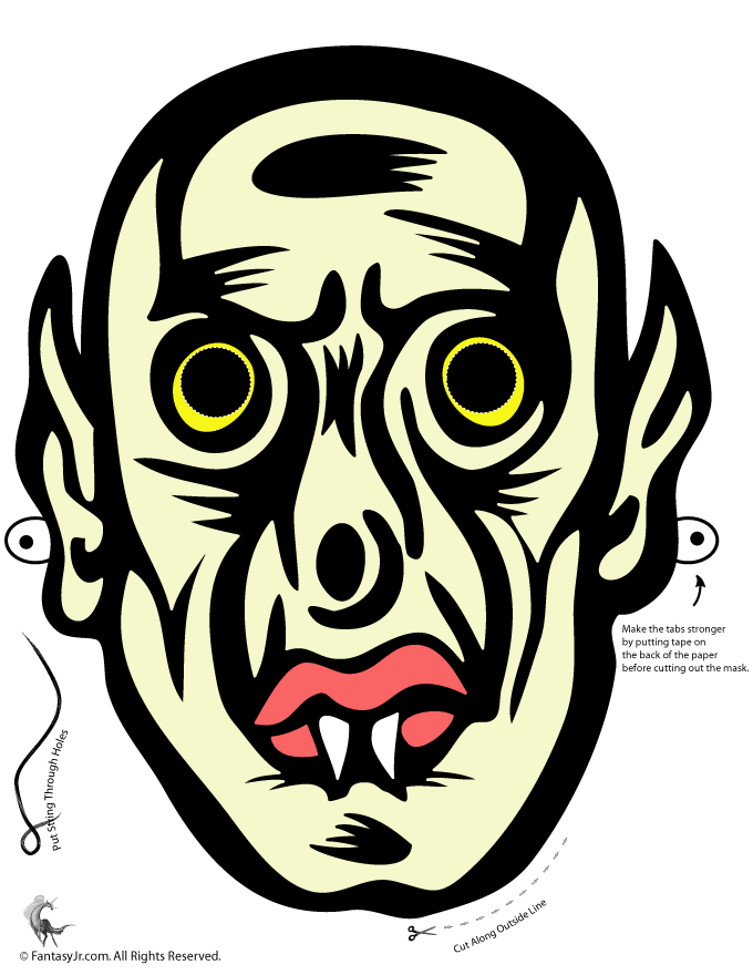 680x880 Masks Clipart Vampire