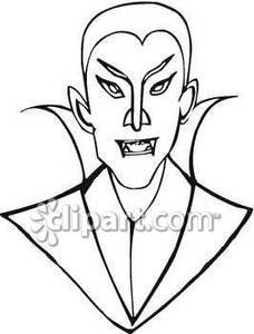 228x300 Vampire Clipart Black And White