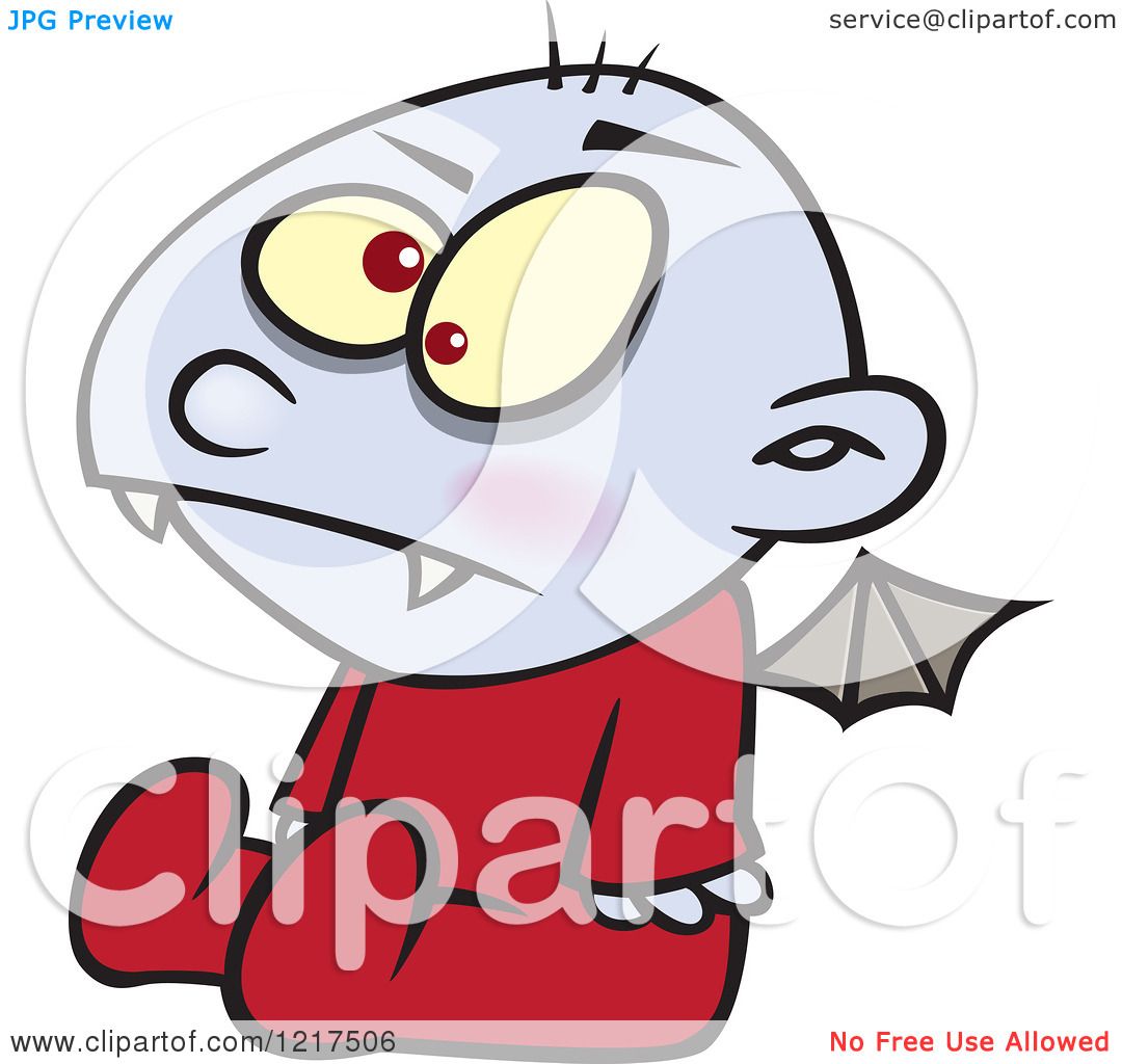 1080x1024 Clipart Of A Cartoon Halloween Baby Vampire