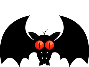 300x227 Bat Clipart Image