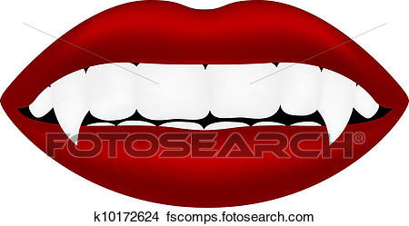450x249 Clipart Of Vampire Mouth K10172624